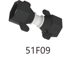 Pumpenanschluss gerade 1/2" NPT Innengewinde auf...