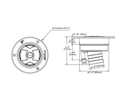 Water inlet lockable 40mm