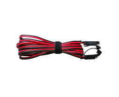 Extension cable 5m for solar bags red/black with SAE...