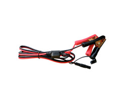 Battery cable 1.5m for solar bags with pole terminals,...
