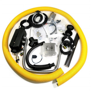 99% Camper-Kit - complete heating installation set with 2kW, 24V, rotary control unit, 48mm flange