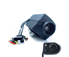 Diesel heater boat installation kit with Autoterm Air 2D (Planar 2D) 12V, optional side wall feed-through and Simple Control Panel