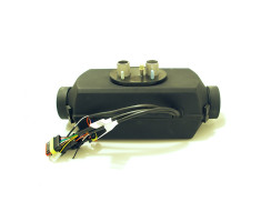 Diesel heater boat installation-kit with Autoterm Air 2D (Planar 2D) 12V, trough-hull-fitting optional and rotary control unit