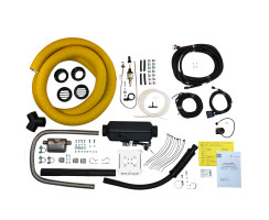 99% Camper-Kit - complete heating installation set with 2kW, 12V, rotary control unit, 83 mm flange