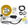 99% Camper-Kit - Heizungs-Komplettset mit 2kW Leistung, 24V, Drehregler-Bedienteil, 83mm Flansch