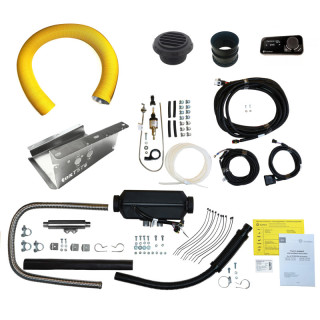 VW T5/T6 parking heater installation kit with Autoterm Air 2D (Planar 2D), Comfort Control control panel