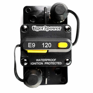 Automatic circuit breaker with reset switch M10 (3/8") 120A