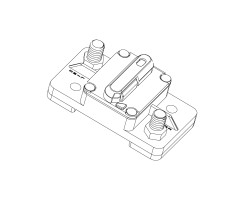 Circuit breaker with reset switch M10 (3/8") 175A