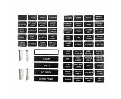 6-way 12/24V fuse holder with quick connections and LED failure indicator