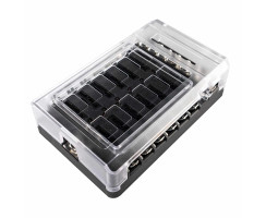 Fuse Box 12 Way Quick 12/24V w. negative Bus Bar and LED Indicator