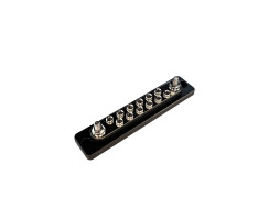Busbar 150 amp 2xM6 + 12xM4