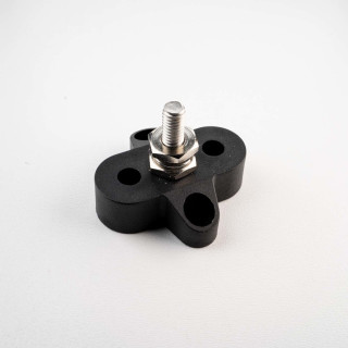 Terminal Stud single M6, black