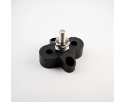 Terminal Stud single M6, black
