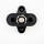 Terminal Stud single M6, black
