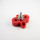 Collection and distribution bolt, single M6, red