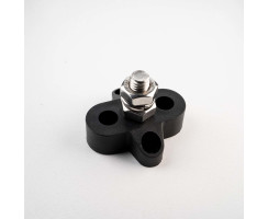 Single manifold and distribution bolt, M8 black