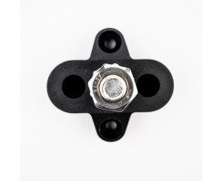 Single manifold and distribution bolt, M8 black