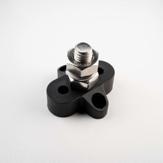 Single manifold and distribution bolt, M10 black