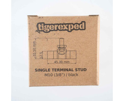 Terminal Stud Single, M10 black