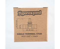 Terminal Stud Single, M10 black