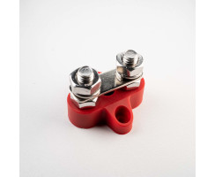 Terminal Stud Double, M8 red