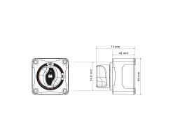 Main battery switch for motorhomes and boats with exciter...