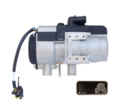 Autoterm Flow 5D (ehem. Binar 5s) Diesel-Wasserstandheizung 5kW 12V inkl. Einbaukit und Comfort Control Bedienteil