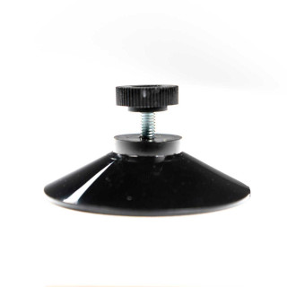 Black suction cup 60 mm with thread M4 x 14 mm and...