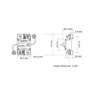 Automatiksicherung mit Resetschalter 5-30A Automatiksicherung mit Resetschalter 5-30A