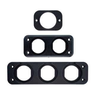 Mounting Panel single, double or triple for 1 1/8 " built-in devices