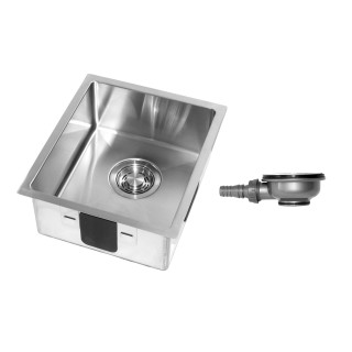 Camper sink in 3 sizes made of stainless steel, variably mountable