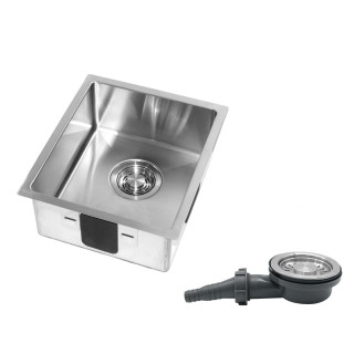 Camper sink in 3 sizes made of stainless steel, variably mountable