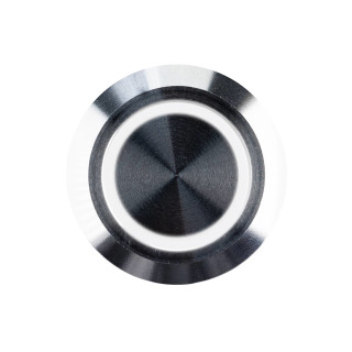 Stainless steel switch with white LED for 24V, 10A Waterproof to IP67, 3 lighting modes