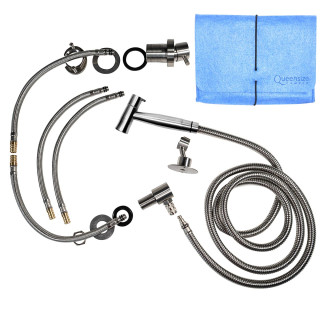 Camper shower hot water stainless steel from Queensize...
