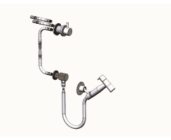 Camper-Dusche "Warmwasser" aus Edelstahl von Queensize Camper