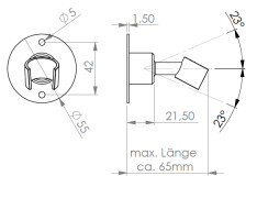 Camper-Dusche Brause mit Schlauch und Duschhalter von Queensize Camper