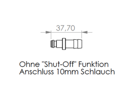 Schnellkupplung "Stecker" passend zu Duschsets...