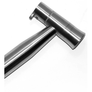 Camper Shower of stainless steel with quick coupling, start/stop and separate mixer outlet elbow - Queensize Camper