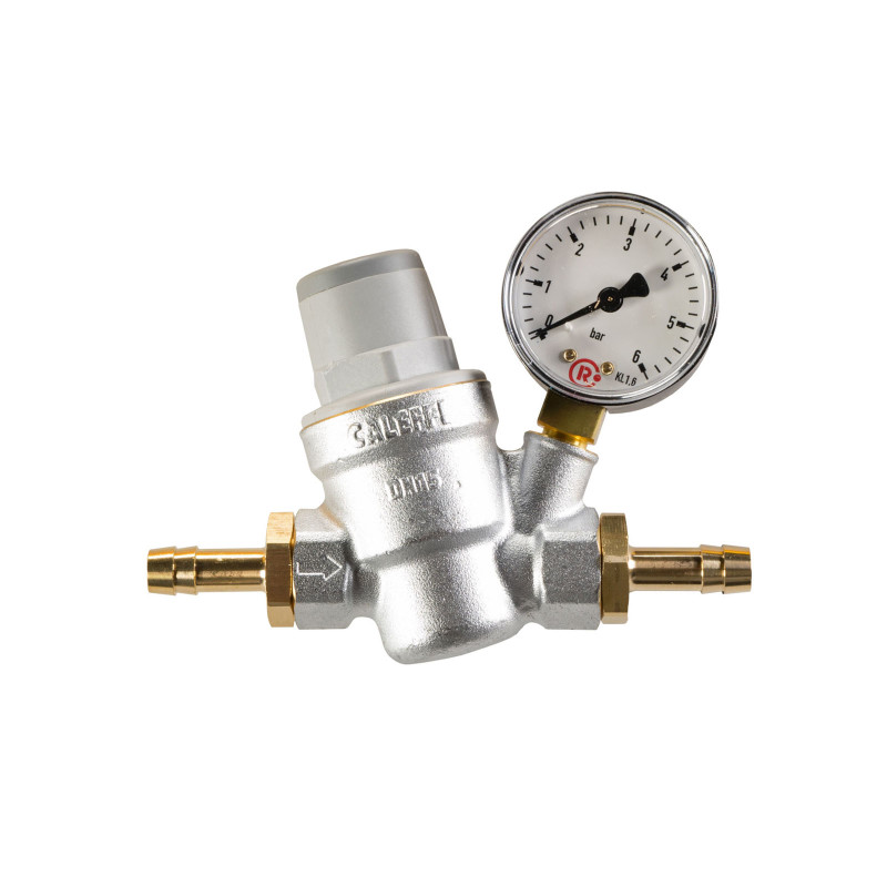Pressure Reducing Valve with Gauge and Nozzles 15,5 bar