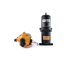 Water pressure system - pressurised water pump 12V & pressure storage tank