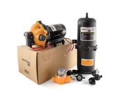 Pressurised water system - 24V pressurised water pump & pressurised storage tank