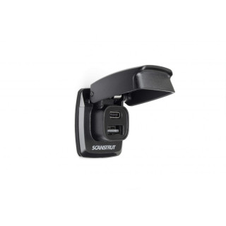 Wasserdichte USB-C / USB-A Steckdose Flip Pro von Scanstrut