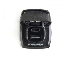 Waterproof USB-C / USB-A socket Flip Pro
