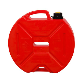 Kraftstoffkanister rund 8,5l, rot  - Extra stark, auslaufsicher, made in Europe