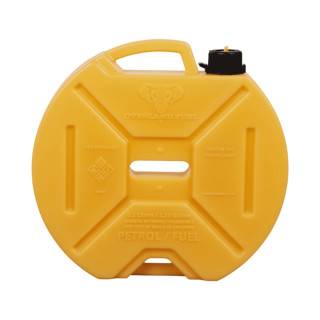 Gas Can Round 8,5l, Sahara Yellow - Extra Strong, Leak-Proof, Made in Europe