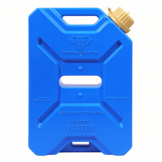 Water canister 4.5 litre, blue, for camping & overlanding