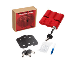Lockable holder for Overland Fuel fuel and water...