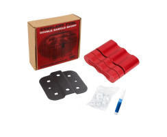 Canister holder with wide handle, red, for Overland Fuel...