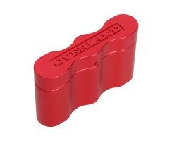 Canister holder red for fuel and water canisters from Overland Fuel