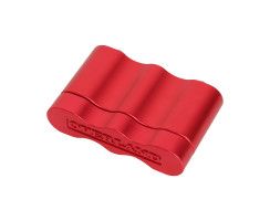 Canister holder red for fuel and water canisters from Overland Fuel